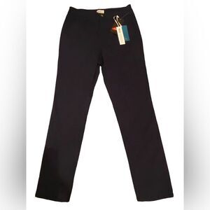 Market Spruce Navy Madison high rise slim straight stretch chino pant size 6 NWT